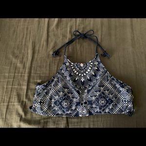 2 for $10🛍 Target | Printed High Neck Swim Top